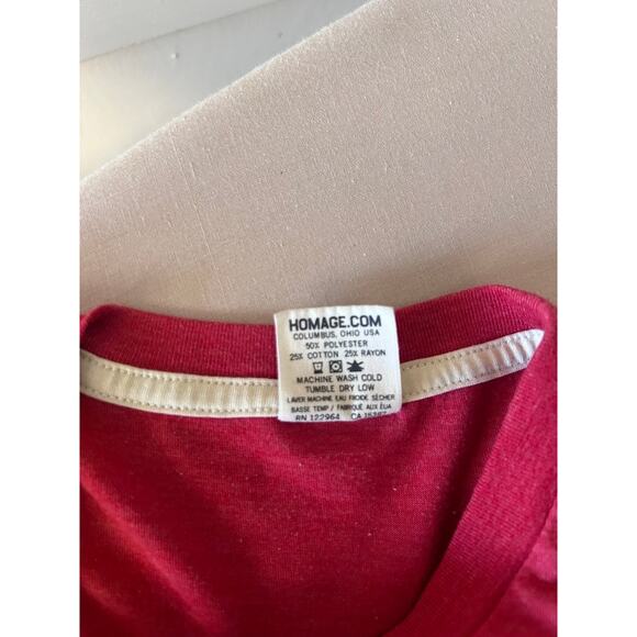 Red Homage Peanuts Charlie Brown Throwback Tee | T-Shirt | | Retro - (Size M) - Picture 10 of 10